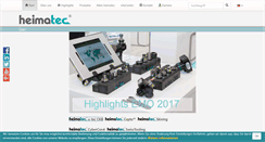 Desktop Screenshot of heimatec.com