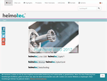 Tablet Screenshot of heimatec.com